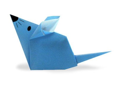 Оригами мышка схемы