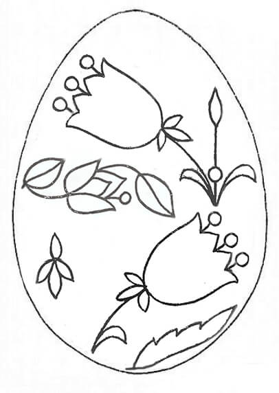 Шаблоны для раскраски пасхальных яиц