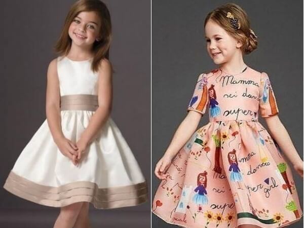 Выкройки платьев для девочек 9 лет